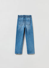 Ovs Girls Paper Bag Waist Jeans